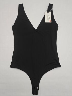 REORIA Butsmooth Women's V Neck Backless Bodysuits